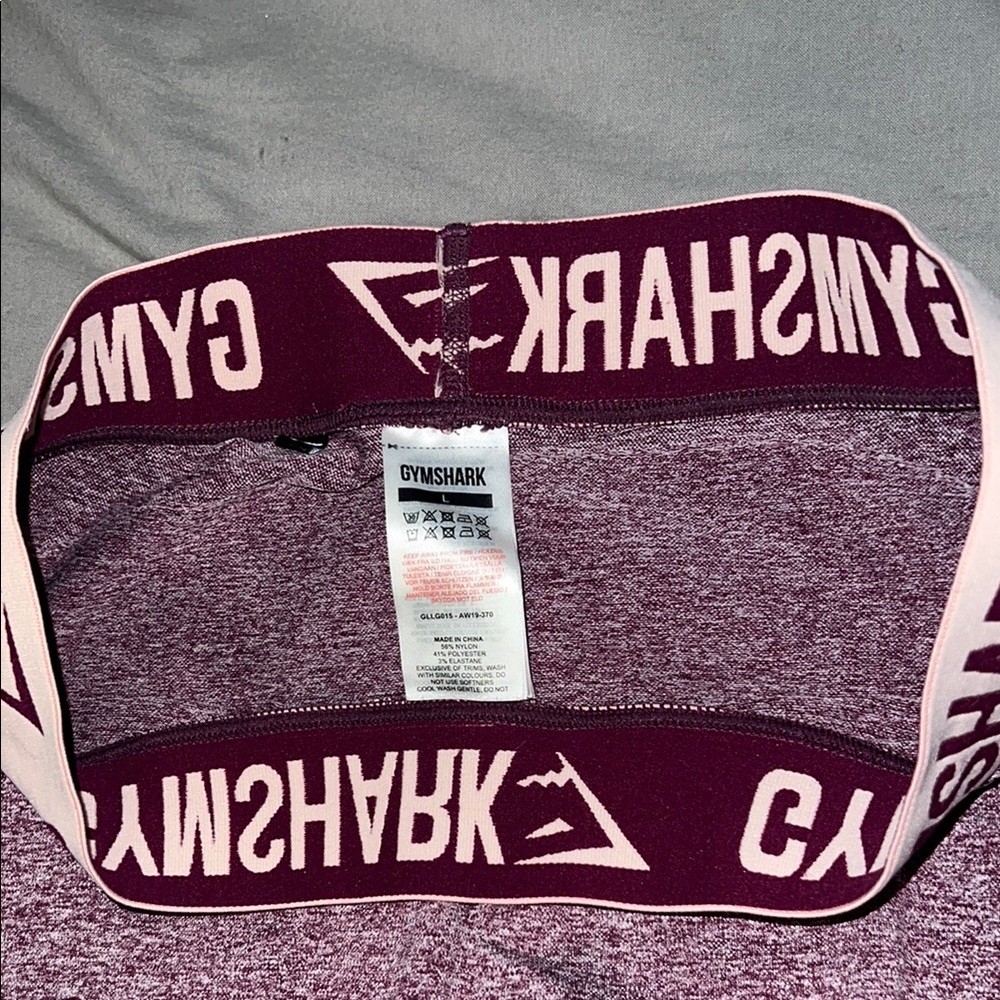 Gymshark Purple Leggings Performance Wear - Picture 2 of 4